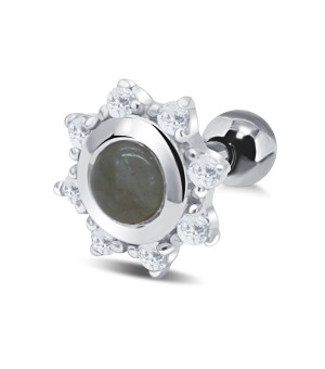 Laborite with CZ Ear Piercing TIP-2805